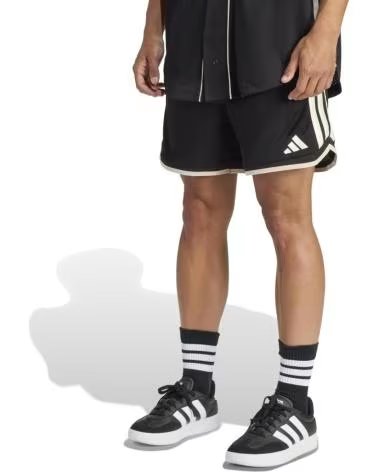 ADIDAS SHORT STADIUM MESH JZ6858 BLACK OFF WHITE BLKWHT