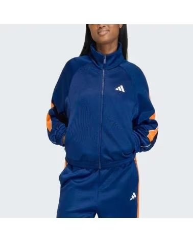 ADIDAS CHAQUETA DE CHANDAL KB4276 EN AZUL PARA MUJER DKBLUE-PUOR-OWHITE