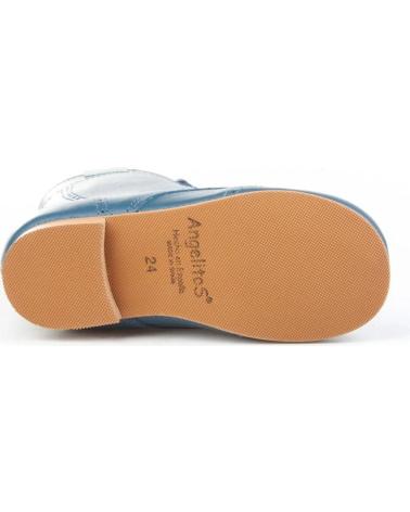 Botines de Niña ANGELITOS PASCUALONA PIEL 600 AZUL