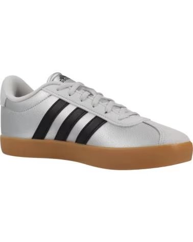 SCARPE DA GINNASTICA ADIDAS VL COURT 30 K GRIGIO ARGENTO SILVER