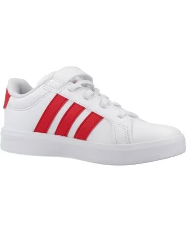 ADIDAS ZAPATILLAS GRAND COURT 3 0 EN BLANCO PARA NINOS UNISEX FTWWHT-PURRUB-PURRUB