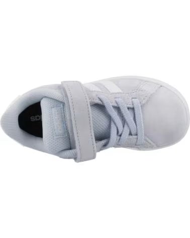 ADIDAS Zapatillas Grand Court Blanco-Gris en blanco para ninos unisex CRSK-FTWWHT-CRSK