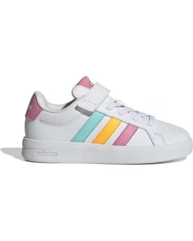 ADIDAS BASKETS SPORTSWEAR KI6503 BLANC MULTICOLORE BLANCO-MULTICOLOR