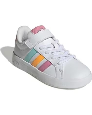 ADIDAS SPORTSWEAR KI6503 SNEAKER IN WEISS MIT BUNTEN DETAILS BLANCO-MULTICOLOR