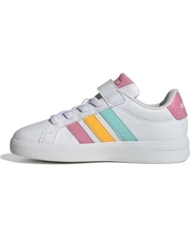 ADIDAS SPORTSWEAR KI6503 SNEAKER IN WEISS MIT BUNTEN DETAILS BLANCO-MULTICOLOR