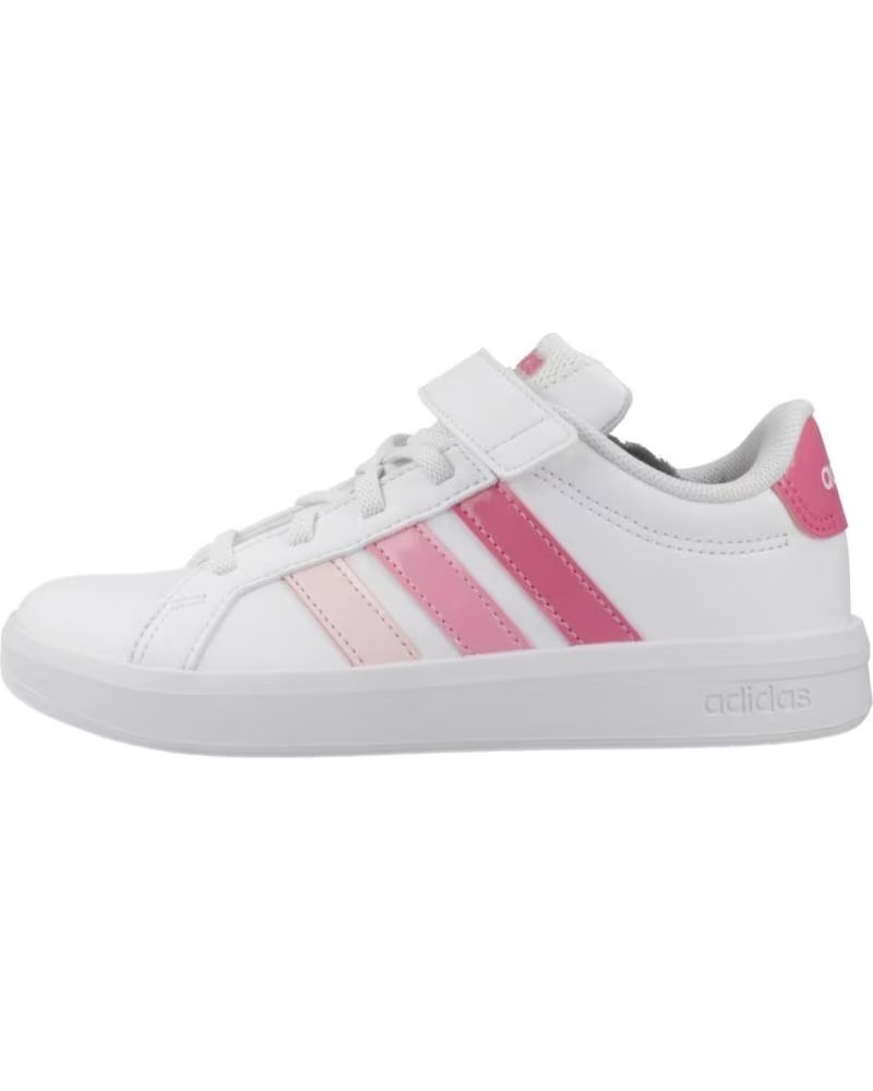 ADIDAS Zapatillas Grand Court 3 0 en blanco para ninos unisex FTWWHT-PNKFUS-BLIPNK