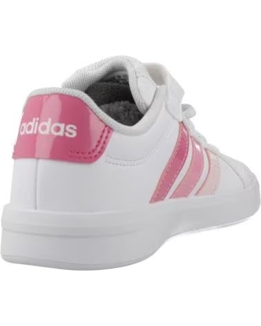 ADIDAS Zapatillas Grand Court 3 0 en blanco para ninos unisex FTWWHT-PNKFUS-BLIPNK