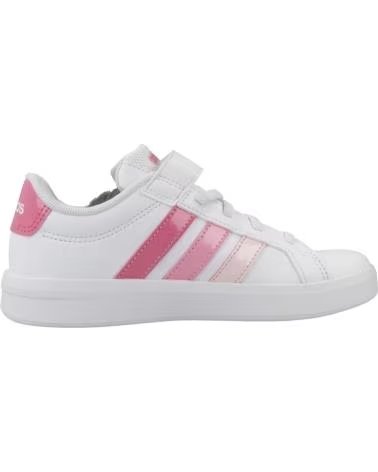 ADIDAS Zapatillas Grand Court 3 0 en blanco para ninos unisex FTWWHT-PNKFUS-BLIPNK