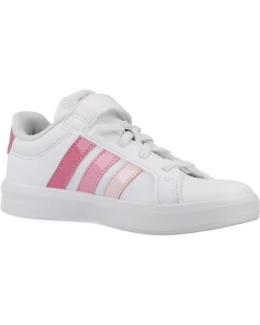 ADIDAS Zapatillas Grand Court 3 0 en blanco para ninos unisex FTWWHT-PNKFUS-BLIPNK
