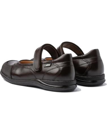 Zapatos de Niña ANGELITOS ESCOLAR PIEL 462 CHOCOLATE