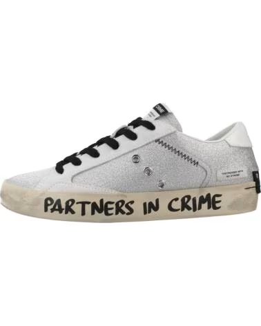 CRIME LONDON ZAPATILLAS MUJER DISTRESSED 28684 PLATA SILVER