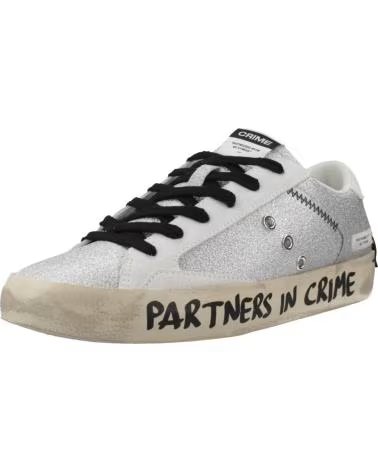 CRIME LONDON ZAPATILLAS MUJER DISTRESSED 28684 PLATA SILVER