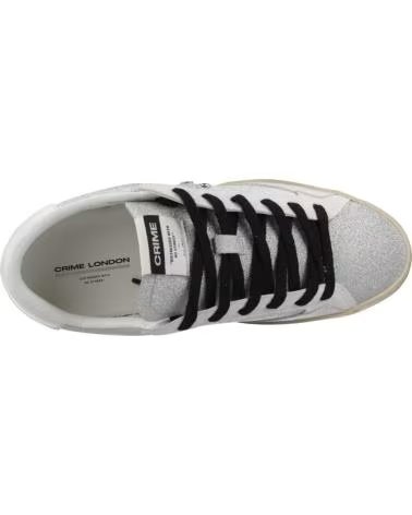 CRIME LONDON ZAPATILLAS MUJER DISTRESSED 28684 PLATA SILVER