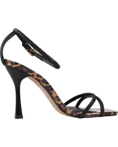 EXE SANDALIAS DE FIESTA MUJER EXE MODELO SILVER COLOR ANIMAL PRI LEPRD