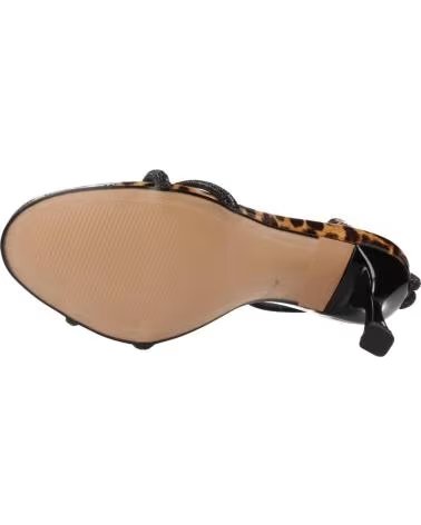 EXE SANDALIAS DE FIESTA MUJER EXE MODELO SILVER COLOR ANIMAL PRI LEPRD