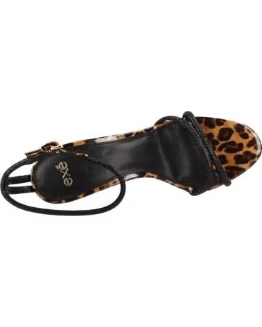 EXE SANDALIAS DE FIESTA MUJER EXE MODELO SILVER COLOR ANIMAL PRI LEPRD