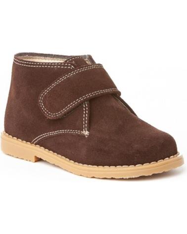 Stivaletti per Bambino ANGELITOS BOTIN PIEL 402 CHOCOLATE