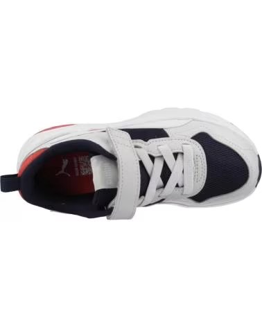 SAPATILHAS PUMA TRINITY 2 LT INFANTIS WHITE NAVY RED