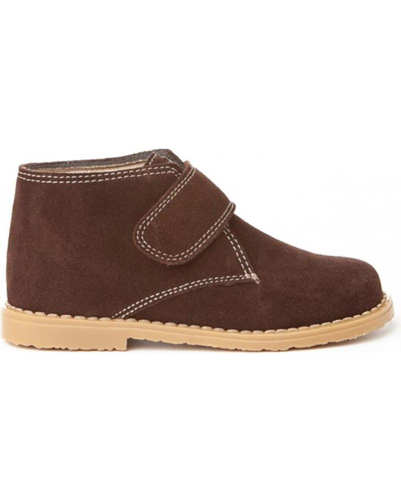Stivaletti per Bambino ANGELITOS BOTIN PIEL 402 CHOCOLATE