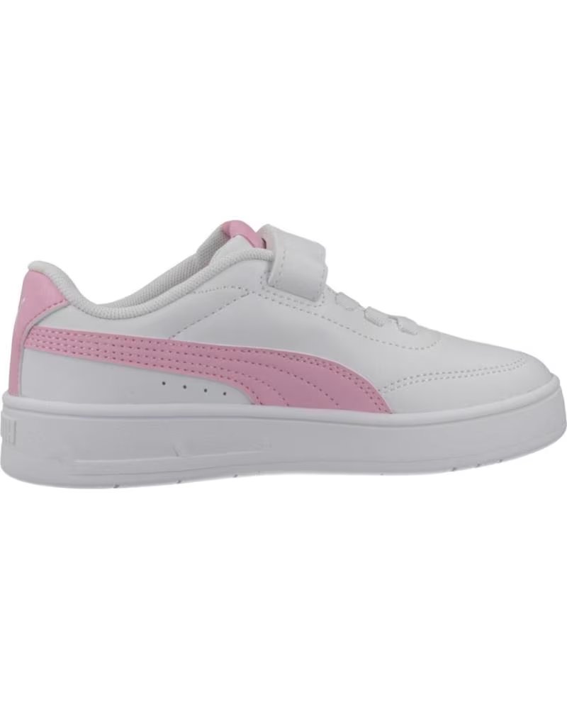 PUMA Zapatillas Court Classic Clean White-Pink en blanco para ninos unisex PUMA WHITE-PI