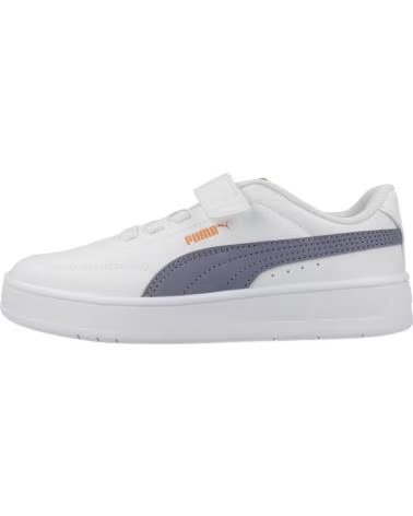 PUMA ZAPATILLAS NINO MODELO COURT CLASSIC CLEAN COLOR BLANCO WHTN WHTNVY