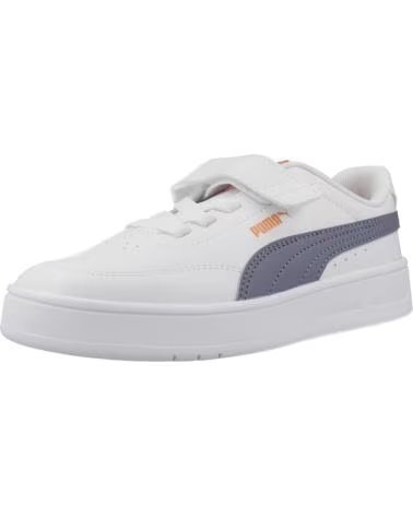 PUMA ZAPATILLAS NINO MODELO COURT CLASSIC CLEAN COLOR BLANCO WHTN WHTNVY