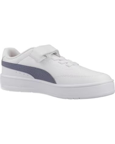 PUMA ZAPATILLAS NINO MODELO COURT CLASSIC CLEAN COLOR BLANCO WHTN WHTNVY