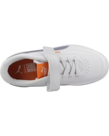 PUMA ZAPATILLAS NINO MODELO COURT CLASSIC CLEAN COLOR BLANCO WHTN WHTNVY