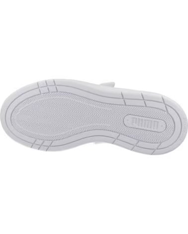PUMA ZAPATILLAS NINO MODELO COURT CLASSIC CLEAN COLOR BLANCO WHTN WHTNVY