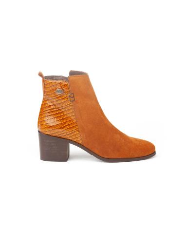 Botines de Mujer EVA MAÑAS BOTIN PIEL 3149 CUERO