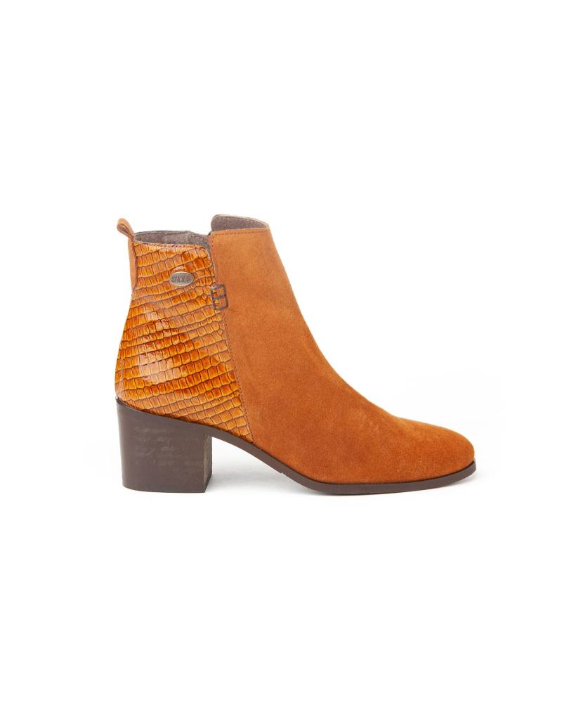 Botines de Mujer EVA MAÑAS BOTIN PIEL 3149 CUERO
