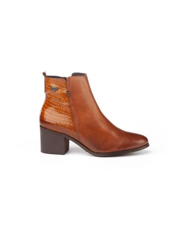 Botines de Mujer EVA MAÑAS BOTIN PIEL 3148 CUERO