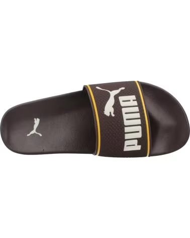 PUMA CHANCLAS LEADCAT 2 0 MARRON CHOCOLATE 384139-45 FLIP FLOP SANDALIAS COMODAS HOMBRE MUJER BROWN