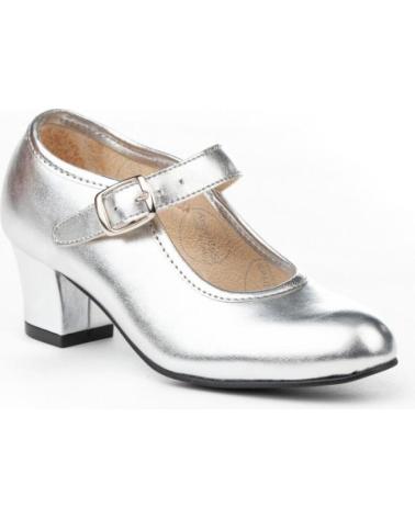 Shuhe ferse für Damen und Mädchen ANGELITOS ZAPATO FLAMENCA 307 PLATA