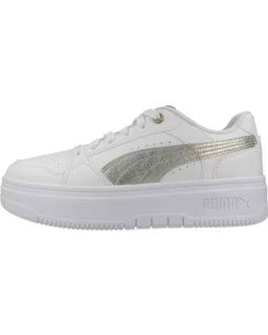 PUMA BASKETS REBOUND FEMME LOW METALLIC BLANCHES WHITE