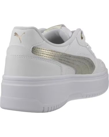 PUMA BASKETS REBOUND FEMME LOW METALLIC BLANCHES WHITE