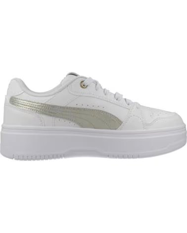 PUMA BASKETS REBOUND FEMME LOW METALLIC BLANCHES WHITE