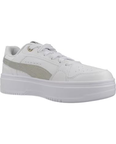 PUMA BASKETS REBOUND FEMME LOW METALLIC BLANCHES WHITE