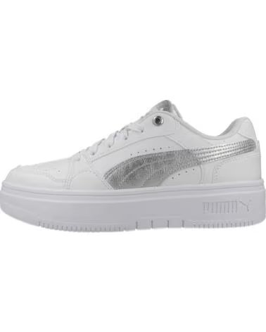 PUMA ZAPATILLAS MUJER MODELO REBOUND FEMME LOW METALLIC COLOR BLA WHITE
