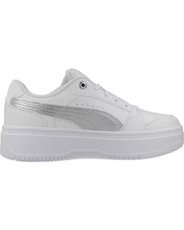 PUMA ZAPATILLAS MUJER MODELO REBOUND FEMME LOW METALLIC COLOR BLA WHITE