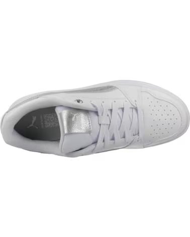 PUMA ZAPATILLAS MUJER MODELO REBOUND FEMME LOW METALLIC COLOR BLA WHITE