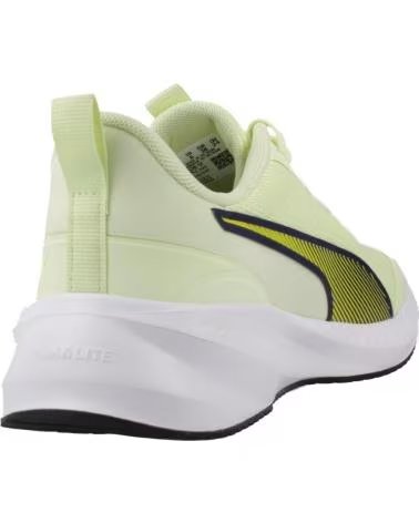 PUMA BASKETS FLYER LITE 3 JR VERT CITRON LIMA