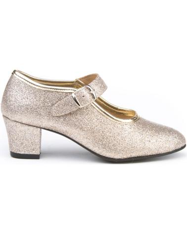 Shuhe ferse für Damen und Mädchen ANGELITOS ZAPATO FLAMENCA 306 PLATINO