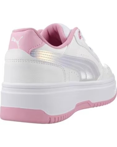 PUMA ZAPATILLAS REBOUND FEMME HOLO 20 JR BLANCAS Y ROSAS WHTPNK