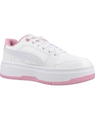 PUMA ZAPATILLAS REBOUND FEMME HOLO 20 JR BLANCAS Y ROSAS WHTPNK