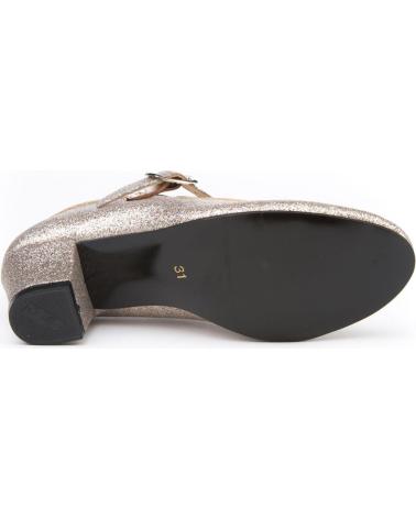 Shuhe ferse für Damen und Mädchen ANGELITOS ZAPATO FLAMENCA 306 PLATINO