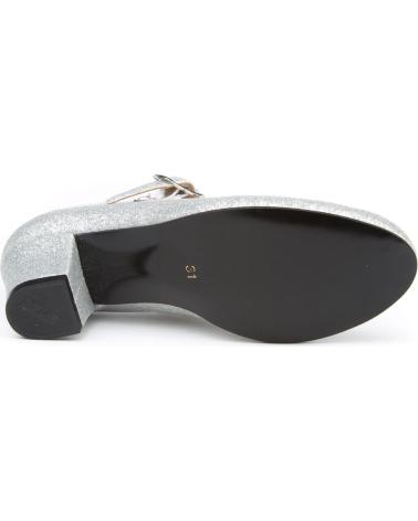 Shuhe ferse für Damen und Mädchen ANGELITOS ZAPATO FLAMENCA 305 PLATA