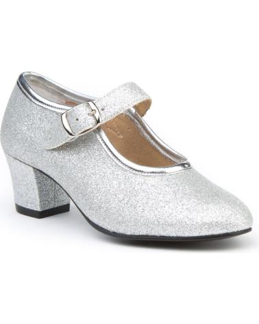 Shuhe ferse für Damen und Mädchen ANGELITOS ZAPATO FLAMENCA 305 PLATA