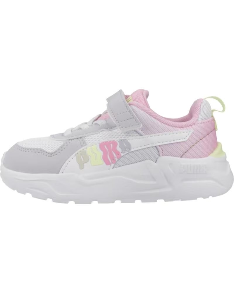 PUMA TÊNIS TRINITY 2 LT PARA MENINA CINZA E ROXO PURPLE