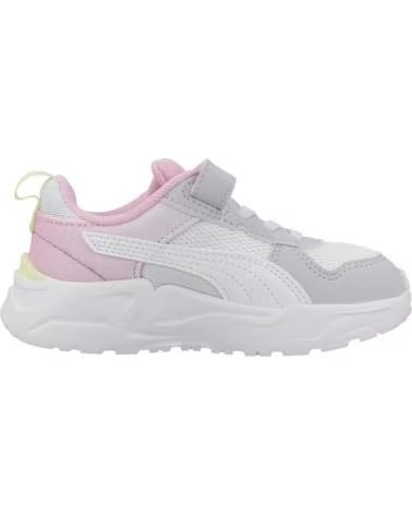 PUMA TÊNIS TRINITY 2 LT PARA MENINA CINZA E ROXO PURPLE